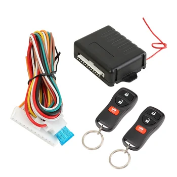

Car Keyless Entry System Button LED Keychain Central Door Lock Kit 410/T109 Car Remote Central Door Lock Keyless System