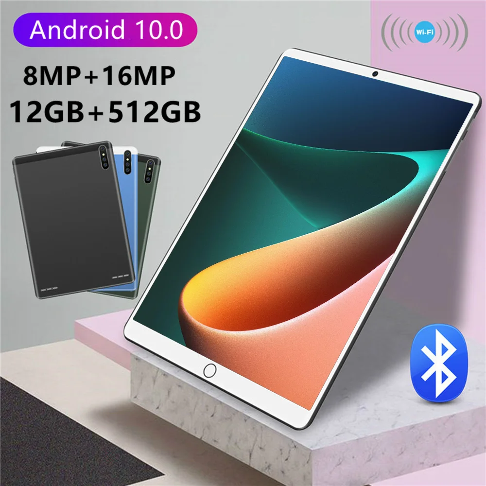 10-дюймовый планшет Matepad Pro 12 Гб ОЗУ + 512 ПЗУ игровой ноутбук 10-ядерный для рисования