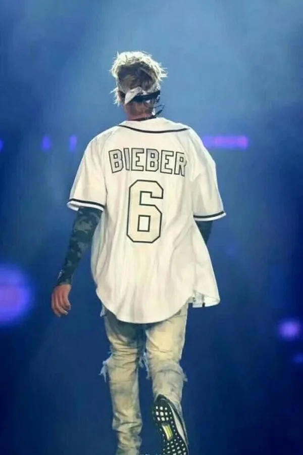 justin bieber oilers jersey