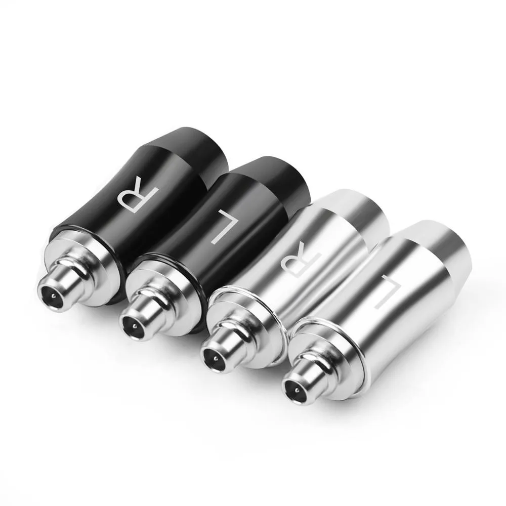 2pair MMCX Male Pin Jack For SE215 SE315 SE425 SE535 SE846 Headphone Plug Beryllium Copper Rhodium Plating Audio Connector