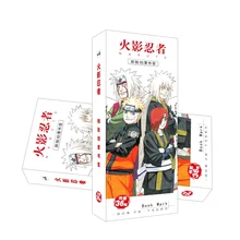 36 шт./компл. японского аниме Наруто Бумага Закладка книга комиксов держатель сообщения карты подарок канцелярские принадлежности