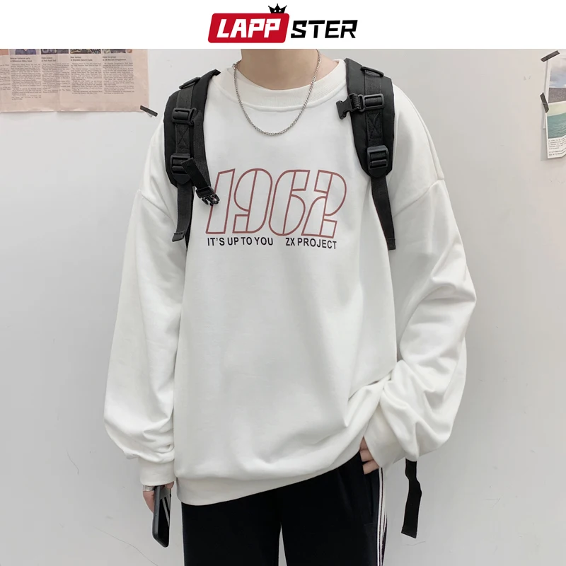 LAPPSTER Men Oversized White Hoodie 2020 Spring Men Japanese Streetwear Hoodies Mens Fashions Hoodies Male Letter Sweatshirts LAPPSTER Men Oversized White Hoodie 2020 Spring Men Japanese Streetwear Hoodies Mens Fashions Hoodies Male Letter Sweatshirts