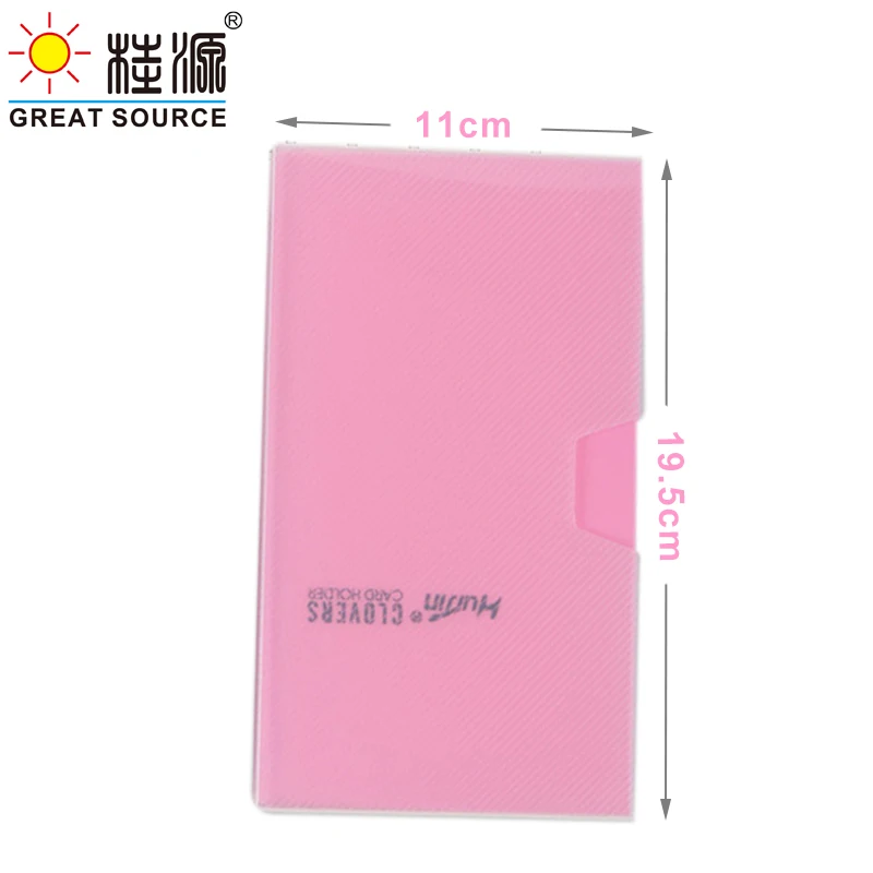 Makeasy ID Card Album Member Card Book 120 Pockets Name Organizer Pockets PP Leaf Candy Color Cover Book For Business