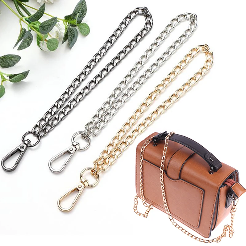 1PCS 20cm/120cm Metal Purse Chain Strap For Handbag Shoulder Bag Handle