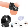 Super Soft Silicone Scrotal Binding Penis Ring Delay Ejaculation Sex Toys for Men Male Chastity Device Triple Cock Ring Cockring 1
