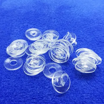 

50pcs M2 M2.3 M2.5 OD 4mm-5mm PVC transparent soft gaskets plastic leak-proof seal flat gasket rubber pad 0.5mm-1mm thick
