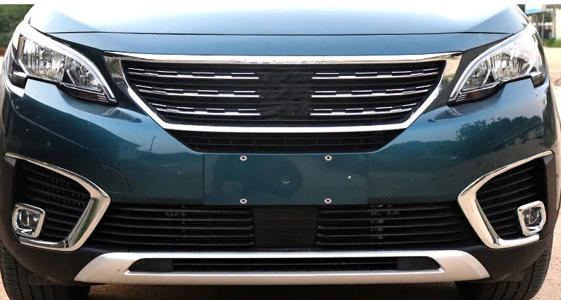 Lsrtw2017 Abs Автомобильная передняя противотуманная фара рамка планки для peugeot 5008 3008 аксессуары для интерьера