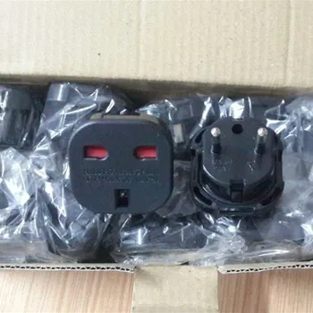 

Universal Travel Power Socket 9625 UK To EU Adapter Converter Plug Electrical Plug European safety switch plug 100 Pcs