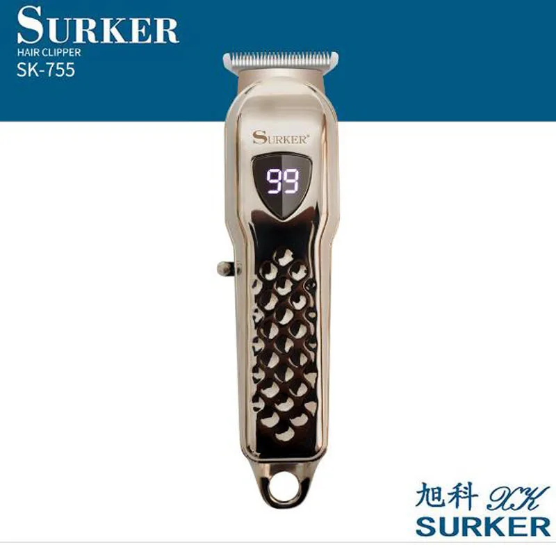 Surker электрический триммер для волос SK-755 беспроводная перезаряжаемая машинка