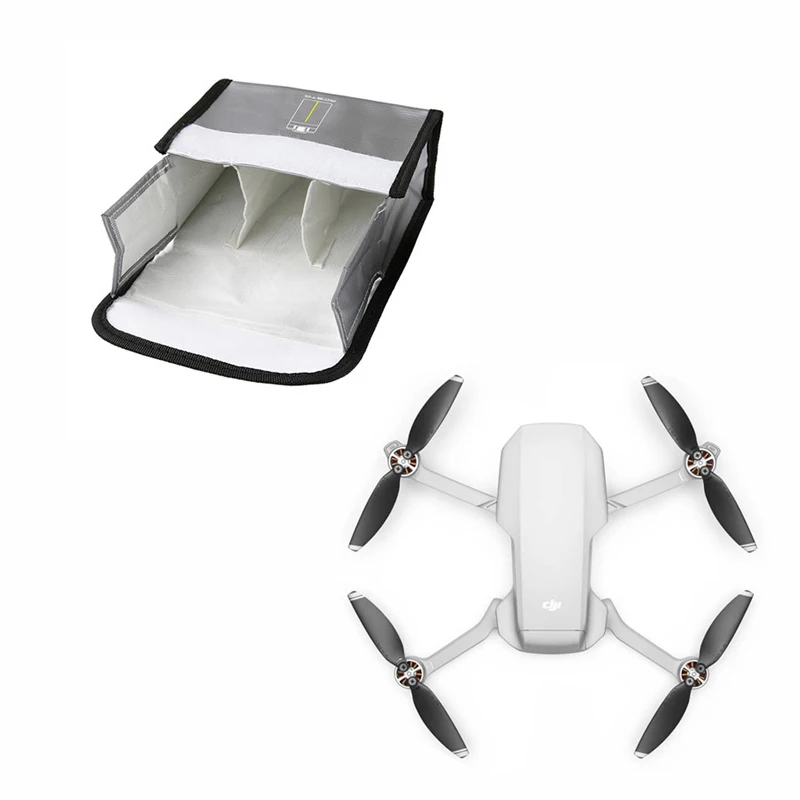 Mega Discount TWK For DJI Mavic Mini Drone Battery Protective Cae Explosion-Proof Safe Bag Case Storage for DJI Mavic Mini Accessories Batteries 