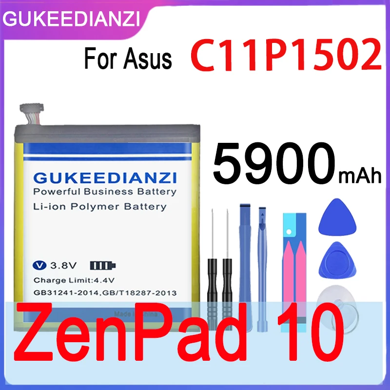 Аккумулятор GUKEEDIANZI C11P1502 для телефона ASUS ZenPad 10 Z300C Z300CL Z300CG мощный аккумулятор 5900
