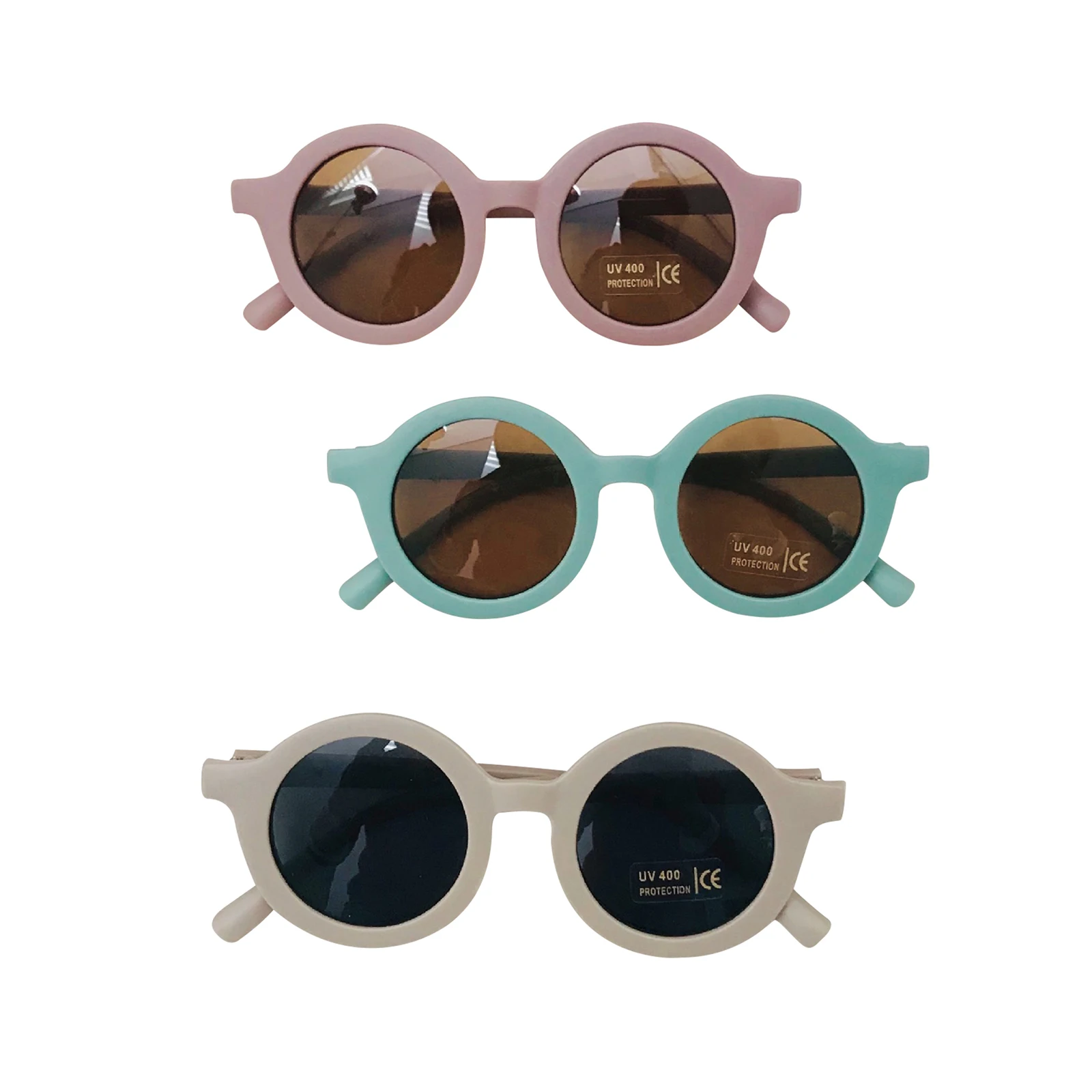 Citgeett Summer Children's Infant's Retro Solid Color Cute Outdoor Beach Protection For Kids