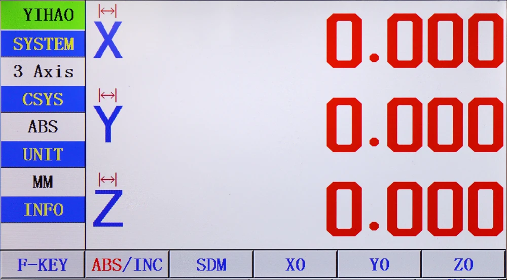 3 axis display 1000-