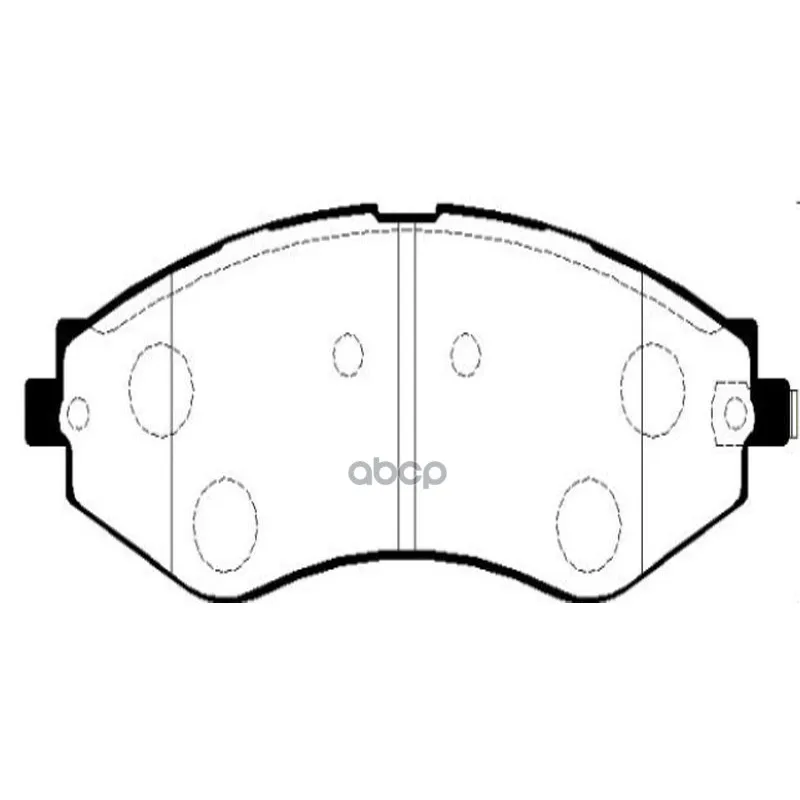 Колодки Тормозные Дисковые Передние Daewoo Nubira/Evanda, Chevrolet Lacetti/Epica 03 Ckkd-12 Ctr арт. CKKD-12
