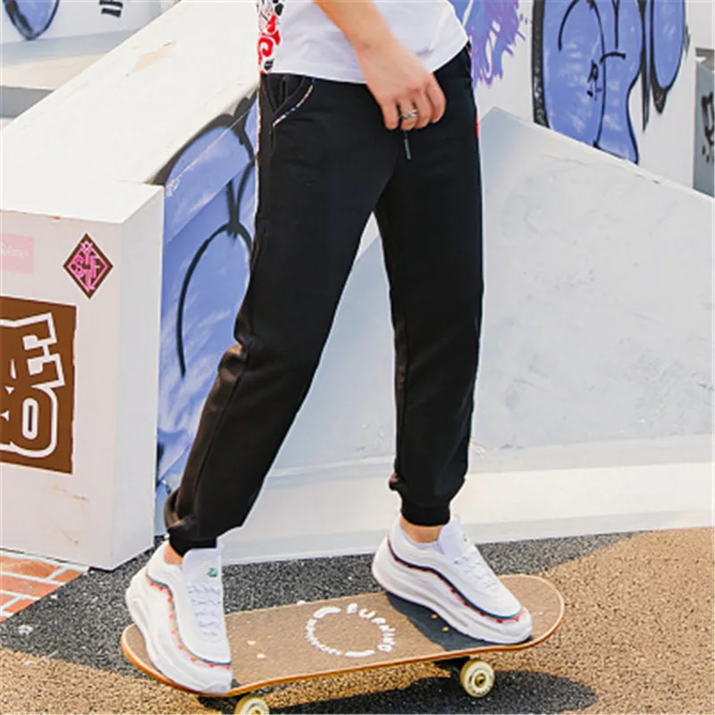  Tide marque brodé Koi chaussures décontractées pour homme mode haute rue tendance pantalon ample ta