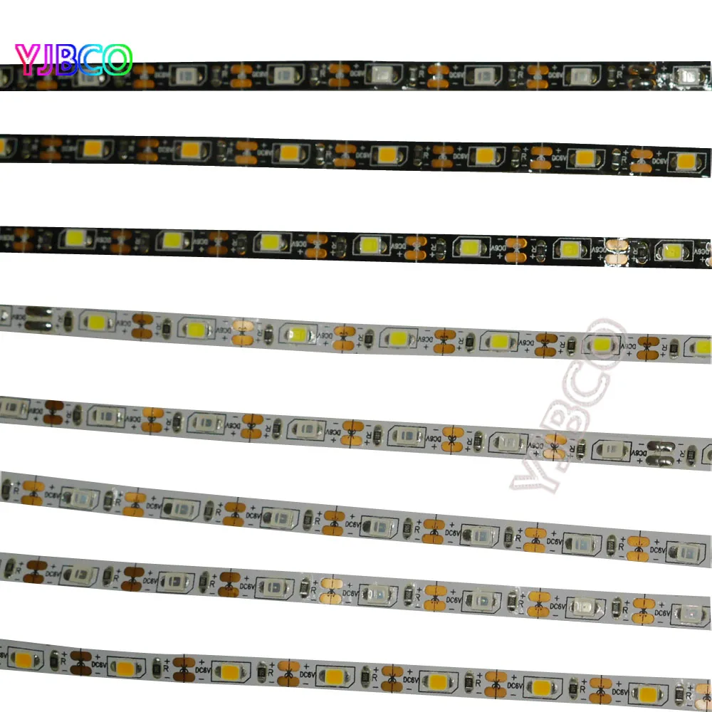 12В 5 м 3528 SMD Светодиодная лента узкая сторона 5 мм Ширина высокая яркость 60/120 светодиодов/м белый/теплый белый/синий/красный/зеленый гибкий светильник