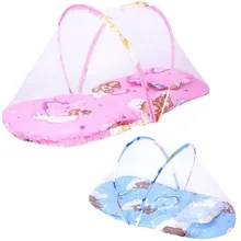 Большая портативная складная детская москитная сетка установка со спальным вкладышем Подушка москитная сетка супер мягкая детская москитная сетка