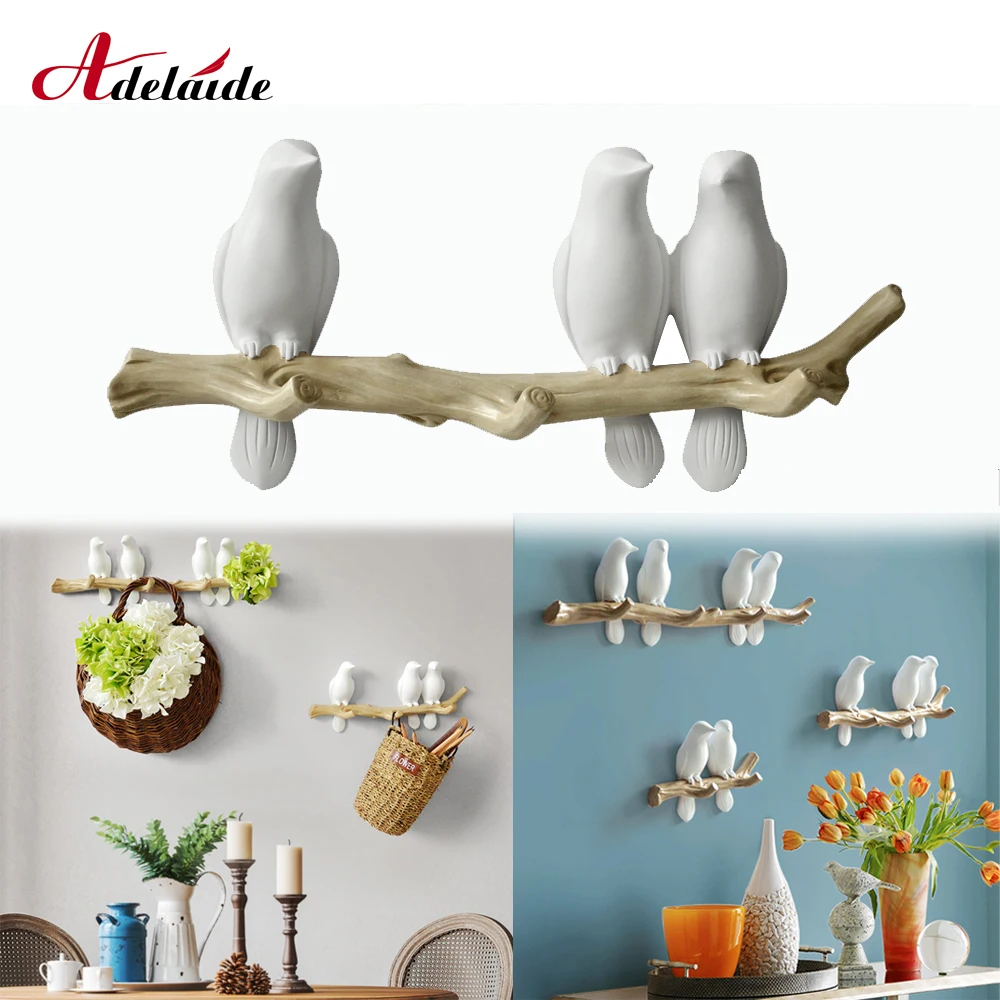 

Resin Birds Wall Ornament Resin Swallow Statues Home Decorations Wall Stickers TV Black Ground Living Room Garden Sculptures
