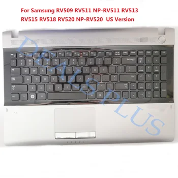

New Topcase For Samsung RV509 RV511 NP-RV511 RV513 RV515 RV518 RV520 NP-RV520 Palmrest Top case with US keyboard with Touchpad