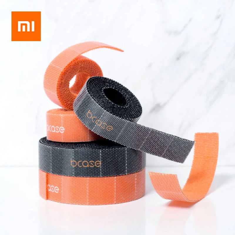 

Xiaomi bcase Tearable Velcro Strong Self Adhesive Hook&Loop Fastener Tape Velcro Adhesive Sticker Cable Ties Wire Cord Organizer