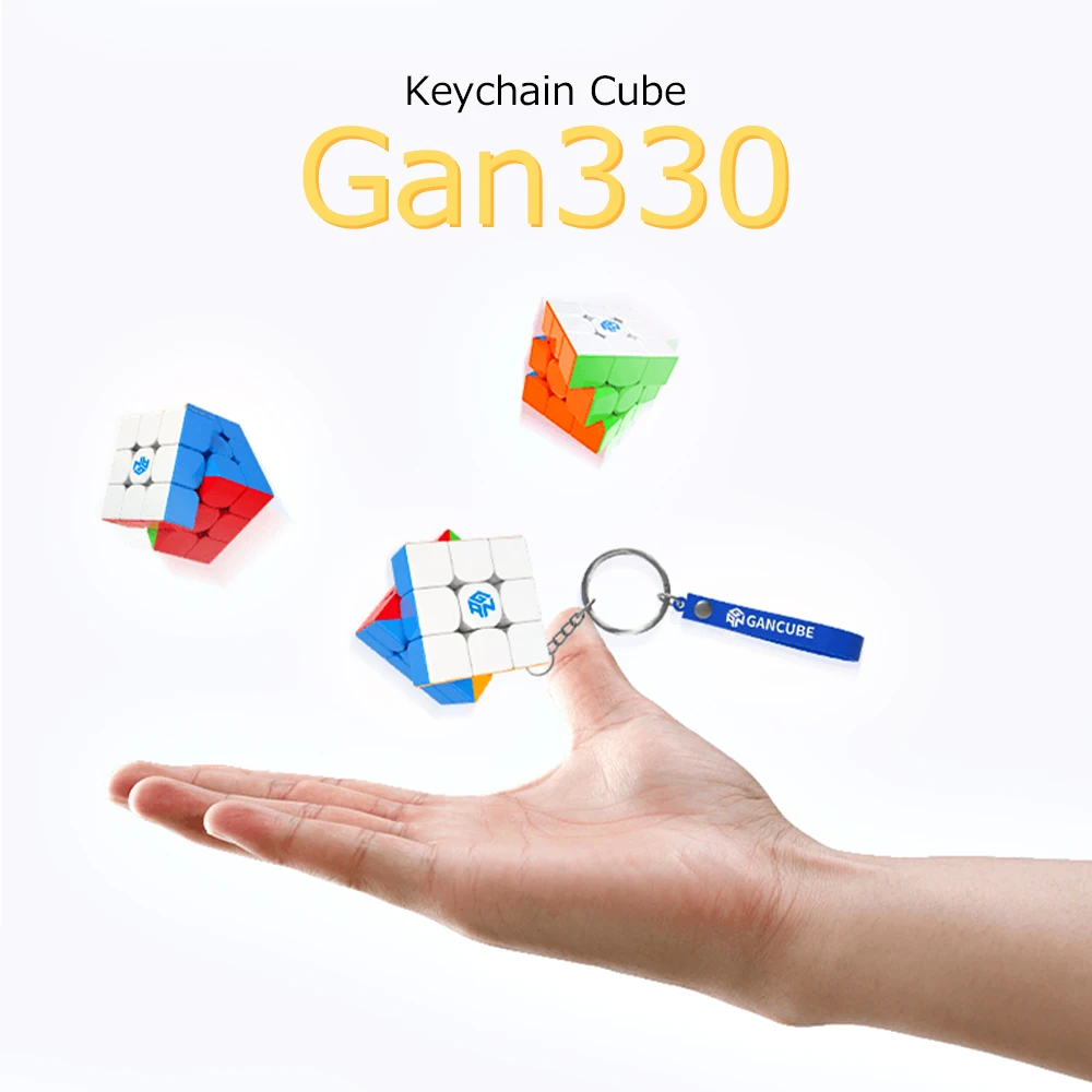 

GAN330 3x3 keychain cube magic cube GAN 330 3x3x3 mini cube puzzle pocket speed cube 3x3 gans toys for children