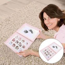 Cadre Photo pour bébé, 1 pièce, support d'empreinte digitale pour premier anniversaire 