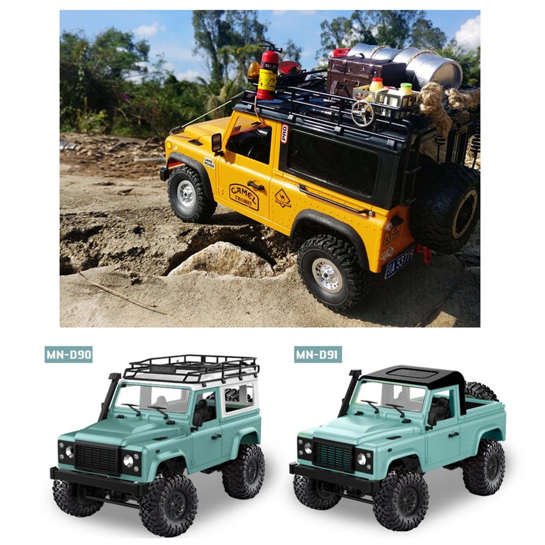 Surwish MN90 1:12 4WD 2,4G RC альпинистский автомобиль D90 RC Внедорожник DIY Сборная модель автомобиля-комплект версия красный желтый