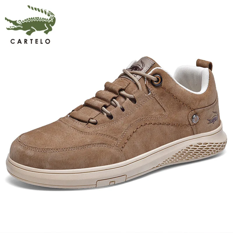 CARTELO men's shoes casual shoes outdoor breathable sports running shoes men's youth low-top tide shoes student shoes men