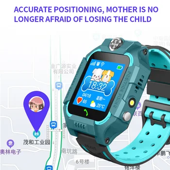 

Waterproof Children's Smart Watch IP67 Deep 2G SIM Card GPS Tracker SOS Anti-lost Monitor Touched Smart Watch RU Version