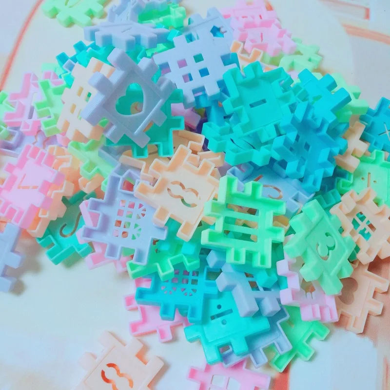 50pcs Kids Building Blocks Children Puzzle Assemble Building Blocks Early Educational Toys Creative DIY Toys