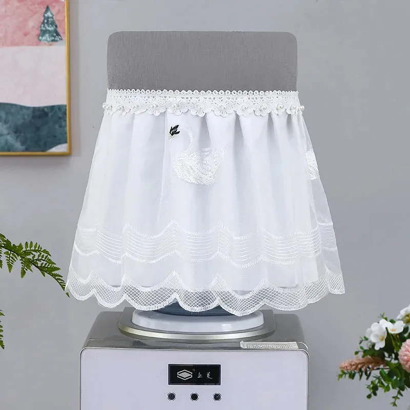 Drinking Fountain Cover Dust Cover Bucket Towel Household Living Room Drinking New Nordic Minimalist Modern Lace water dispenser cover