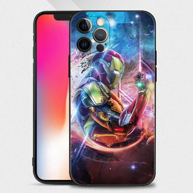 Case For Apple iPhone 13 12 11 Pro Max 13 12 Mini XS Max XR X 7 8 Plus 6 6S SE 2020 Cover Marvel Superheroes The Avengers Hero B07