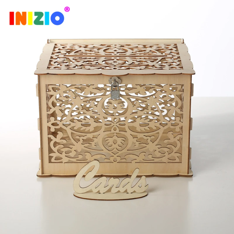 

DIY Wood Christmas Box Decoration For Home Xmas Decor Christmas Ornaments New Year 2020 Christmas Tree Children's Gift