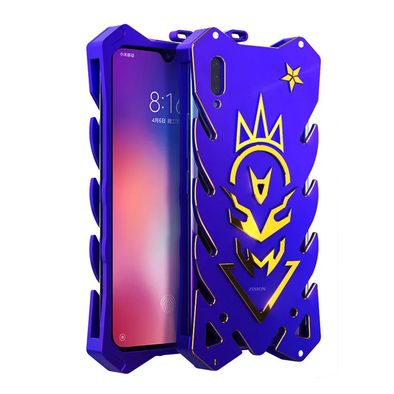 Металлический чехол для Xiaomi Mi 9T Pro противоударный алюминиевый накладка