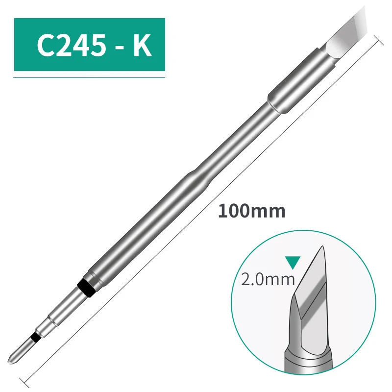 hot air rework station C245 Soldering Iron Tips K I IS 2C 2.4D SK Lead Free Solder Tips Ceramic Core Heater Compatible With JBC 245 Soldering Station best soldering iron for electronics Welding Equipment