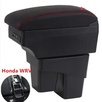 

For Honda WRV armrest box central Store content Storage box USB interface 2015-2019