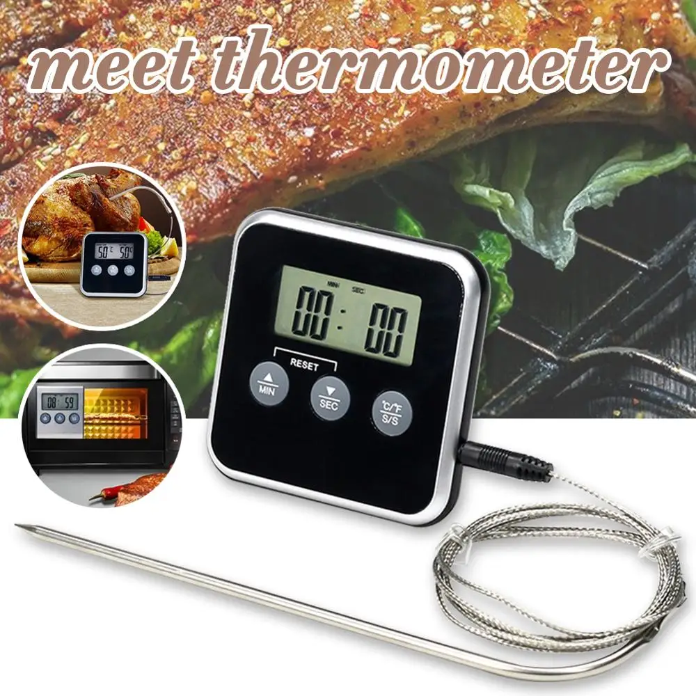 magnetisch BBQ Thermometer Faltbare Digitale Fleischthermometer Lebensmittel 