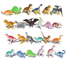 Mini figurines de dinosaures, lot de 10 pièces, jouets éducatifs pour enfants, Simulation d'animaux mignons, petits, cadeaux pour garçons