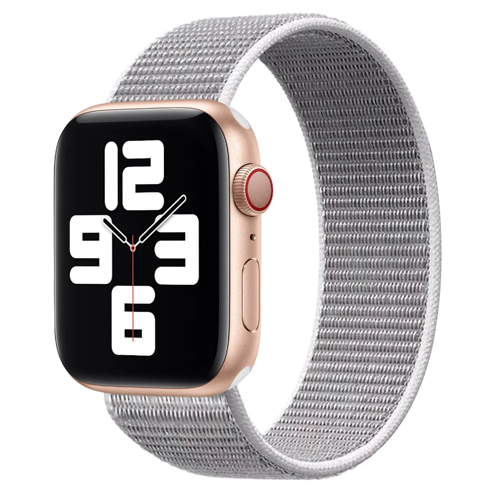 Aceshley Hot Selling 2021 New Upgrade Braided Solo Loop Elastic Nylon Straps for Apple Watch Band Series 6/SE/5/4/3/2/1