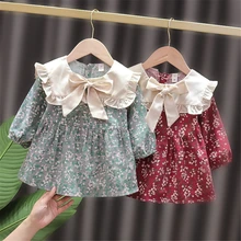 

Baby Dress Toddler Girls' Baby Clothes Spring Autumn Floral Dresses Costume Girls Baby Clothing Dress Girls Birthday Clothes
