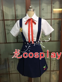 

Anime Bakemonogatari Monstory Hachikuji Mayoi Cosplay Costume Halloween Praty Fancy Costume Full Set