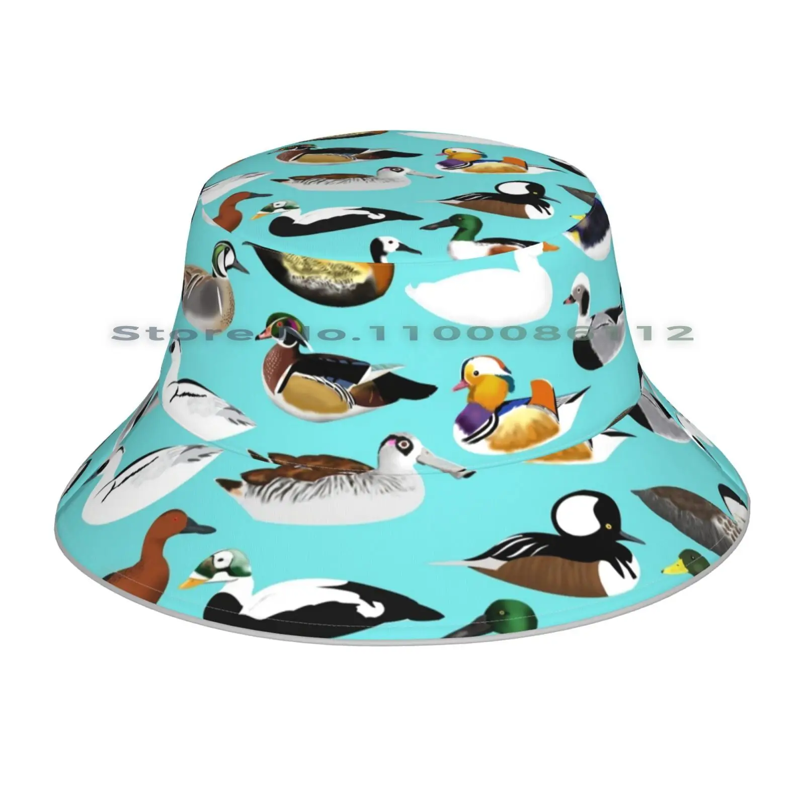 Duck Duck Bucket Hat Sun Cap Ducks 