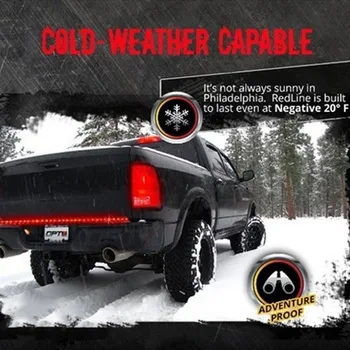 

49 Inch Pickup Tailgate LED Strap Turn Signal Reverse Brake Back-Up Light Bar