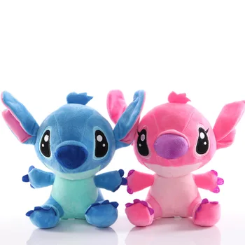 

ZGY 20CM Stitch Plush Toys Kawaii Stuffed Animals Doll Anime Lilo & Stitch peluche brinquedos Valentine's Day Birthday Gifts