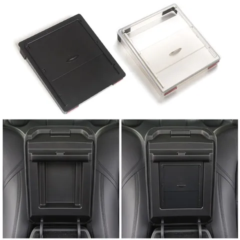 New Car Center Console Armrest Hidden Storage Box Accessories For Tesla Model 3 Model Y 16-21 Car Interior Organizer