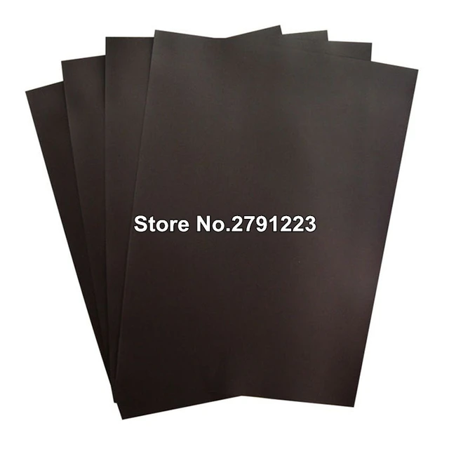 A4 Size 10pcs/set Rubber Soft Magnet Sheets For Crafts Cutting Dies Storage  Easy To Cut Strong Flexible Black Magnetic Mats 2021