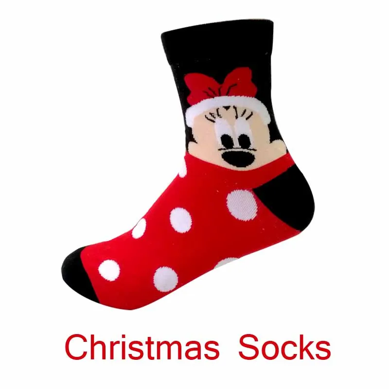 Disney повседневные женские носки с мультяшными животными и мышками забавные рождественские носки женские хлопковые милые длинные носки Размер 35-43 Прямая поставка - Цвет: smt-160-7