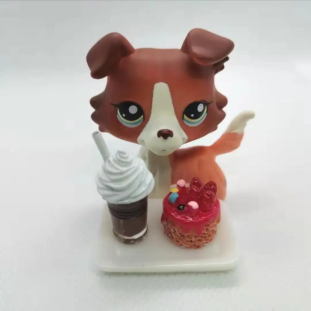 Черный Разные аксессуары для LPS игрушки еда торт кофе гамбургер картофель фри Мини Милая коллекция детский подарок - Цвет: Черный