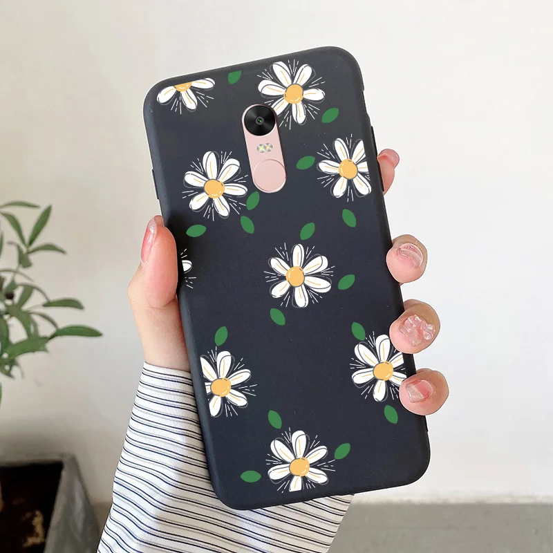 Matte Silicone Soft TPU Shell For Xiaomi Redmi Note 4 4x Note 5Pro Note 5A Cartoon Butterfly Shell For Redmi Note5a Phone Cover cell phone lanyard pouch Cases & Covers