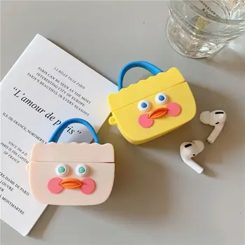 

Silicone Case Duck Schoolbag for Apple Airpods Pro TWS Bluetooth Earphone